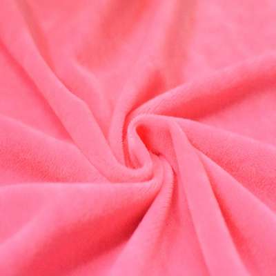 High quality Knitted super soft polyester washable crystal velvet fabric