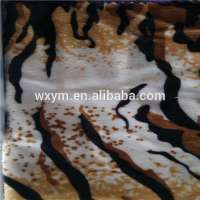 animal print / tiger print velboa fabric